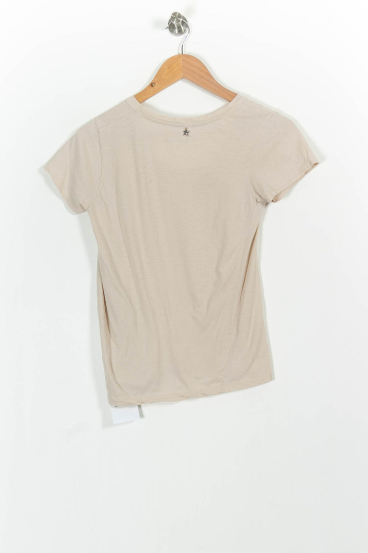 Tee-shirt Beige - Taille M/38 de la marque Sud express | PARAD90020 - Vendu par Paradigme - Image 4