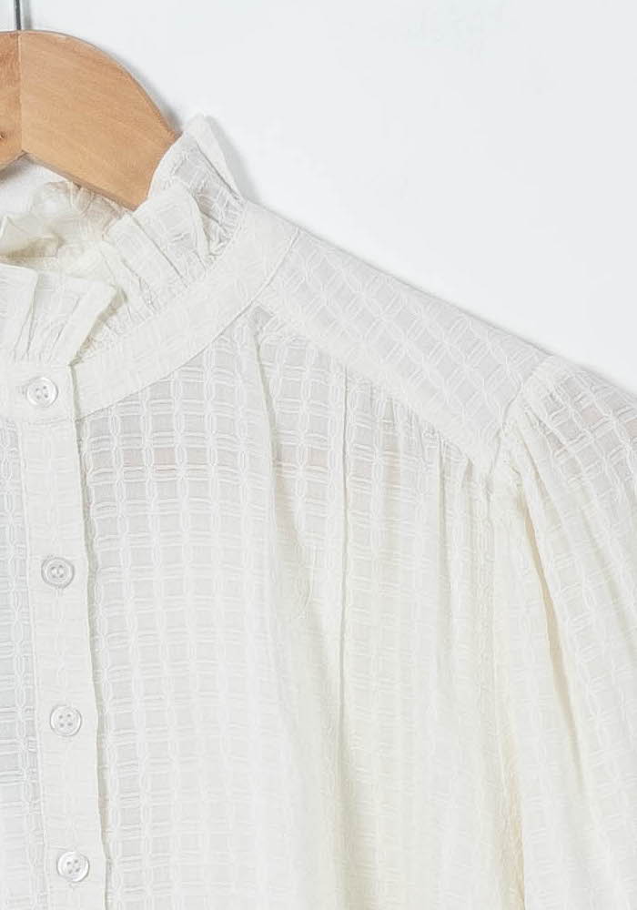 Blouse Beige - Taille L/40 de la marque Petite Mendigote | PARAD90029 - Vendu par Paradigme - Image 3