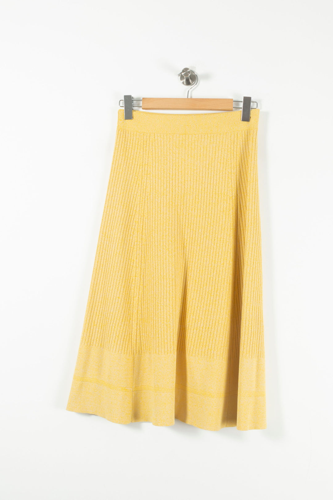 Jupe Midi Jaune - Taille L/40 de la marque Claudie Pierlot | PARAD90031 - Vendu par Paradigme - Image 4