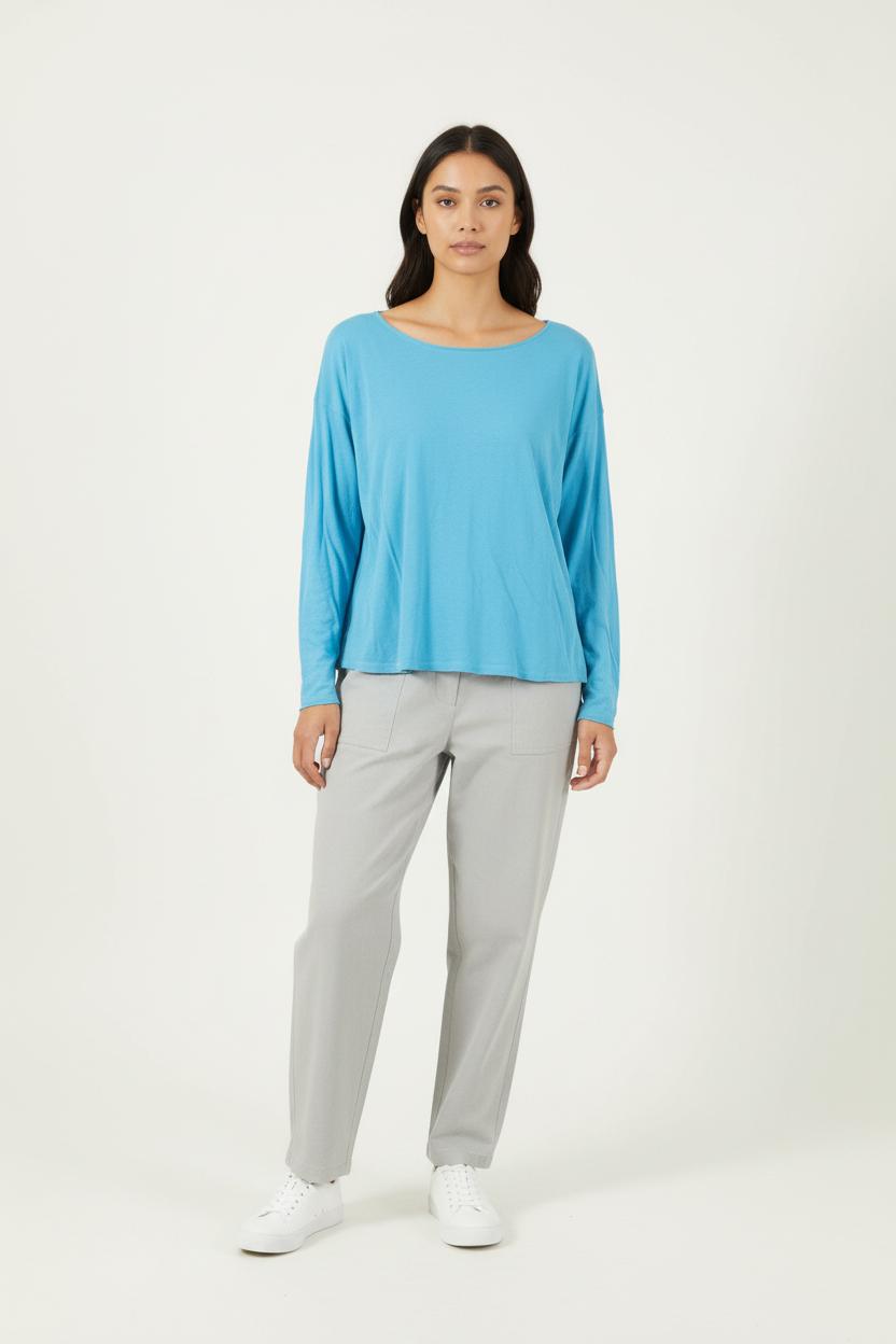 Sweatshirt Bleu - Taille L/40 de la marque American Vintage | PARAD90032 - Vendu par Paradigme - Image 1
