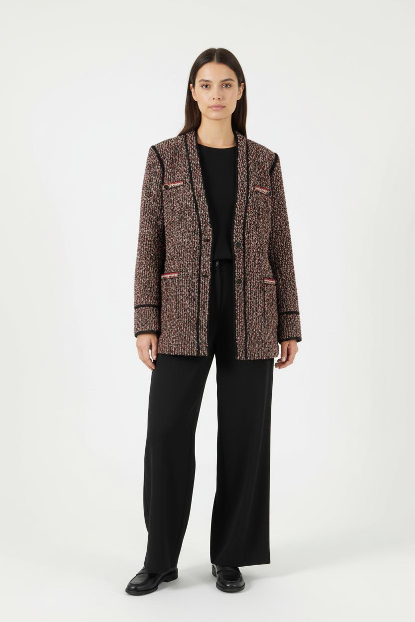 Veste Rouge et Noire - Taille L/40 de la marque Suncoo | PARAD90035 - Vendu par Paradigme - Image 1