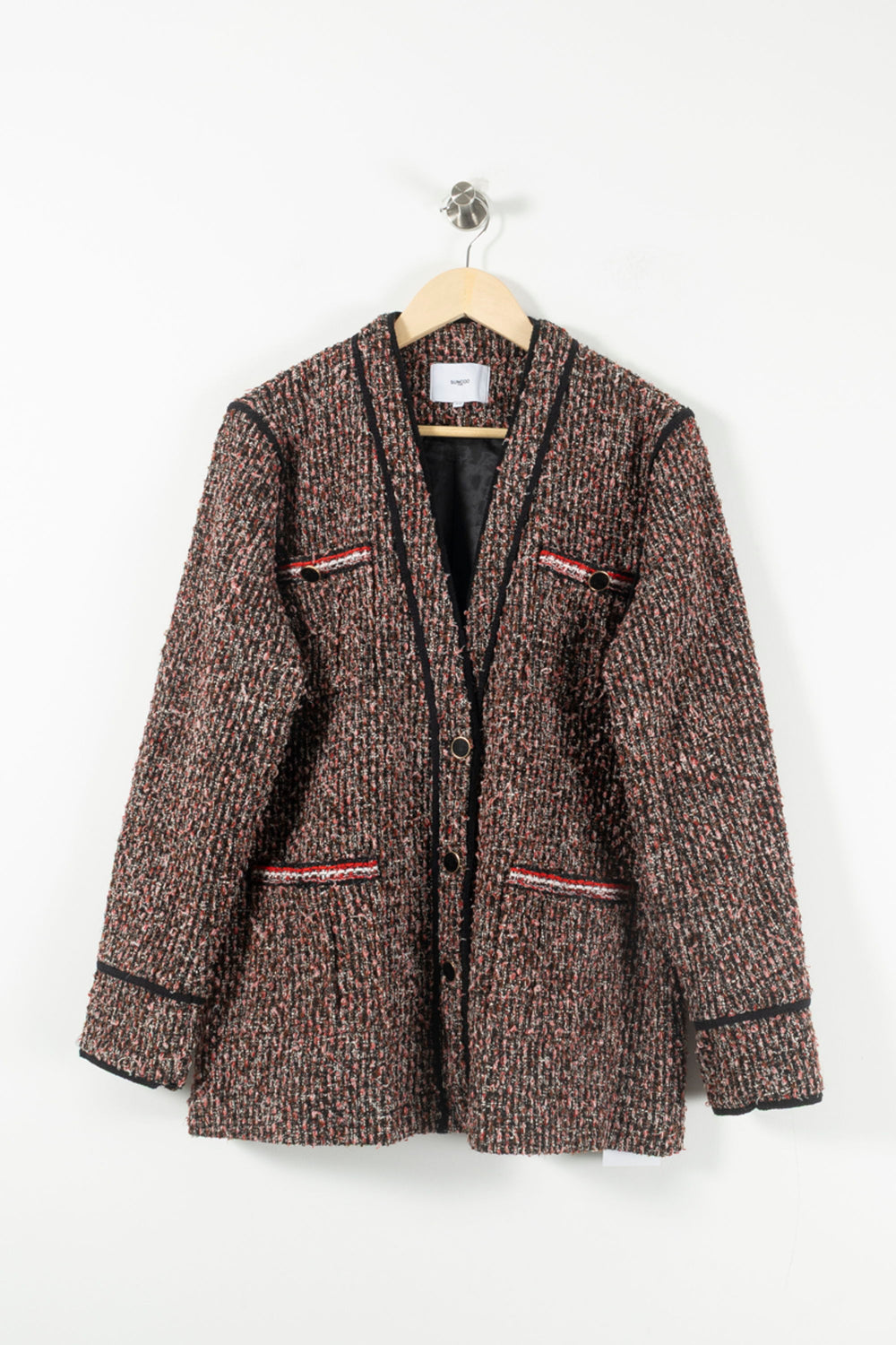 Veste Rouge et Noire - Taille L/40 de la marque Suncoo | PARAD90035 - Vendu par Paradigme - Image 2