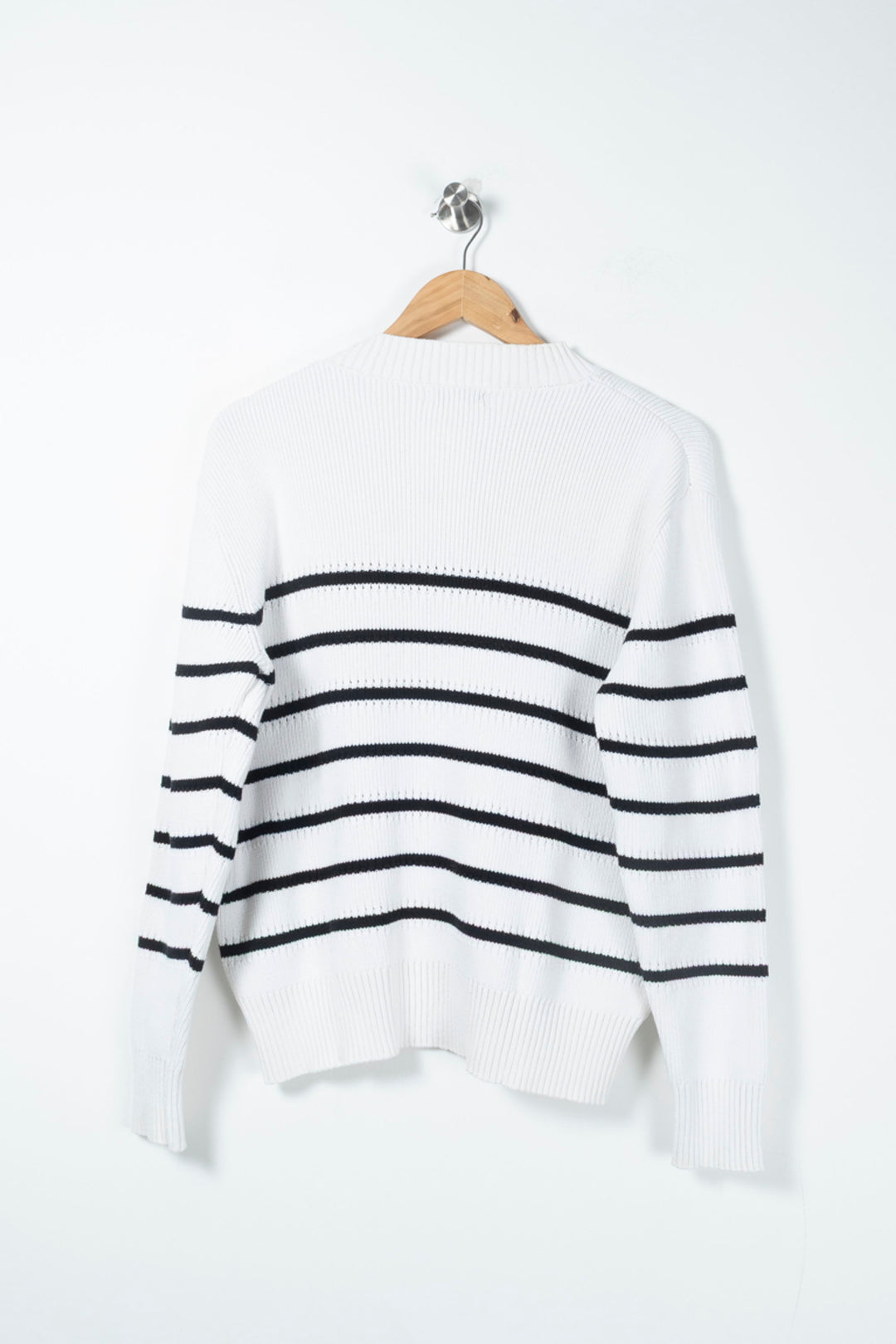 Pull Blanc et Noir - Taille L/40 de la marque Suncoo | PARAD90037 - Vendu par Paradigme - Image 4