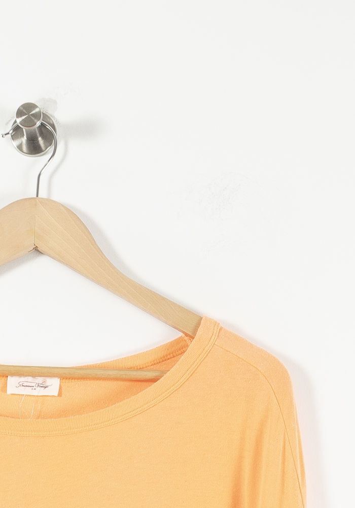 Sweatshirt Orange - Taille L/40 de la marque American Vintage | PARAD90038 - Vendu par Paradigme - Image 3