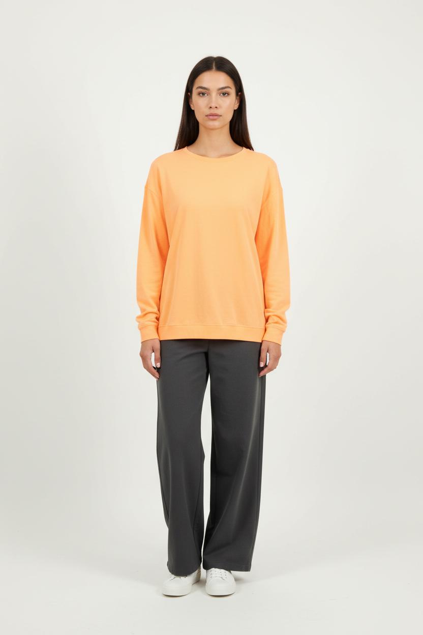 Sweatshirt Orange - Taille L/40 de la marque American Vintage | PARAD90038 - Vendu par Paradigme - Image 1