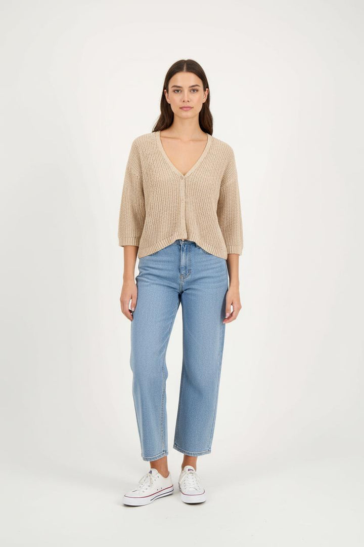 Cardigan Beige - Taille S/36 de la marque La Fée Maraboutée | PARAD90045 - Vendu par Paradigme - Image 1