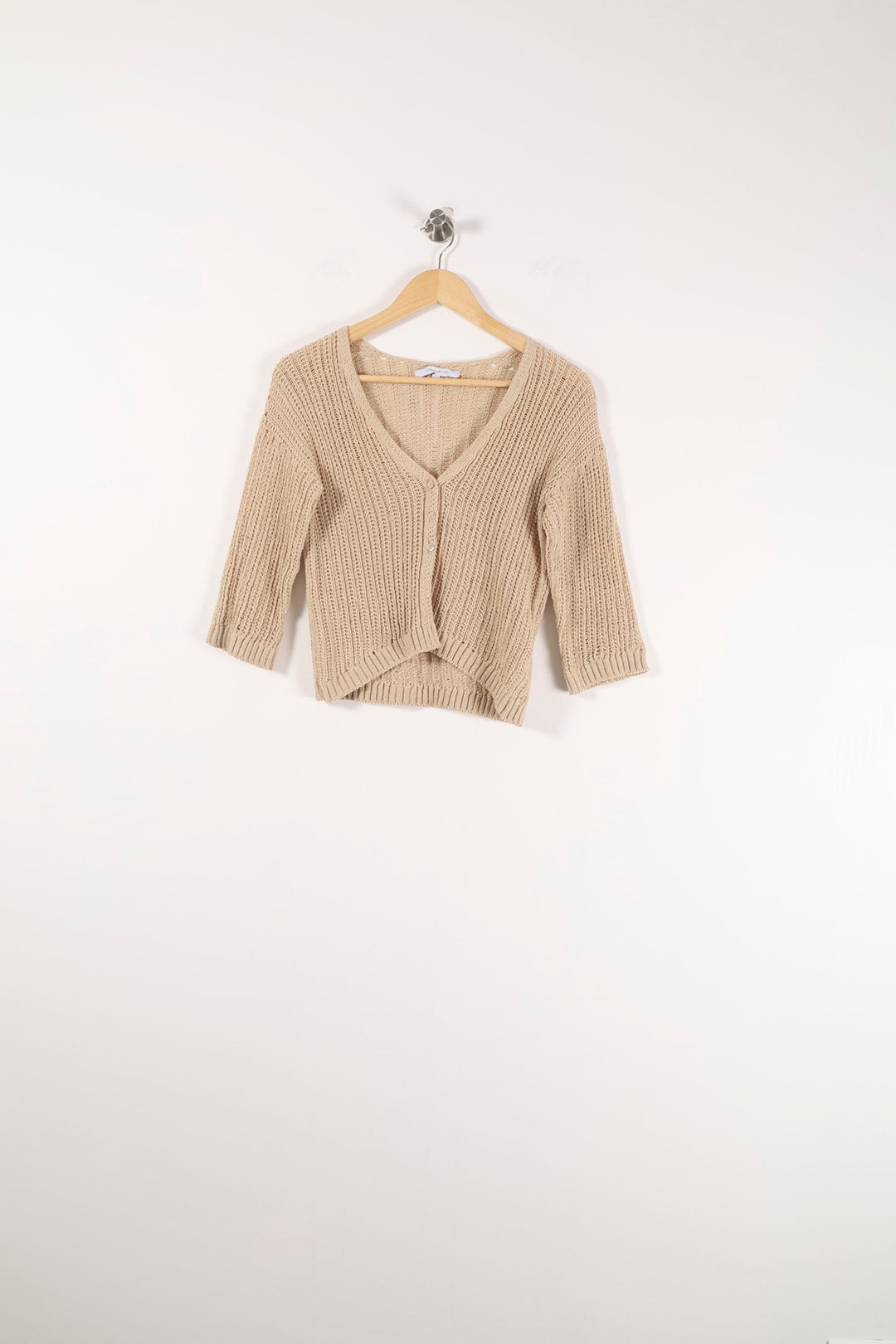 Cardigan Beige - Taille S/36 de la marque La Fée Maraboutée | PARAD90045 - Vendu par Paradigme - Image 2