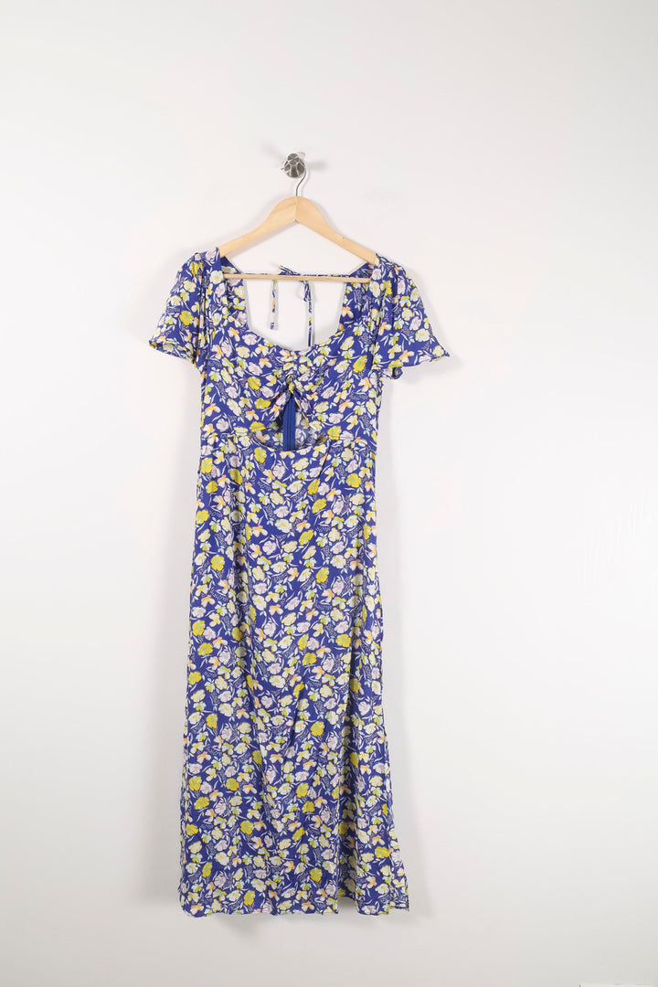 Robe Longue Bleue et Jaune - Taille L/40 de la marque Karl Marc John | PARAD90048 - Vendu par Paradigme - Image 2