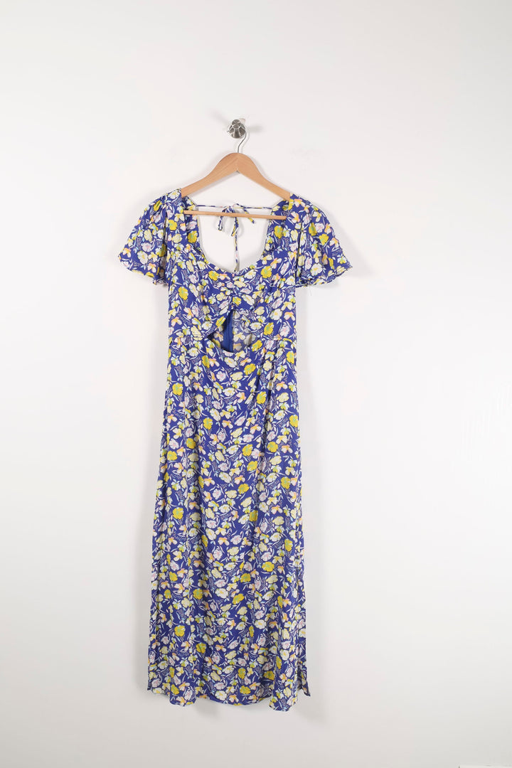 Robe Longue Bleue et Jaune - Taille M/38 de la marque Karl Marc John | PARAD90049 - Vendu par Paradigme - Image 2
