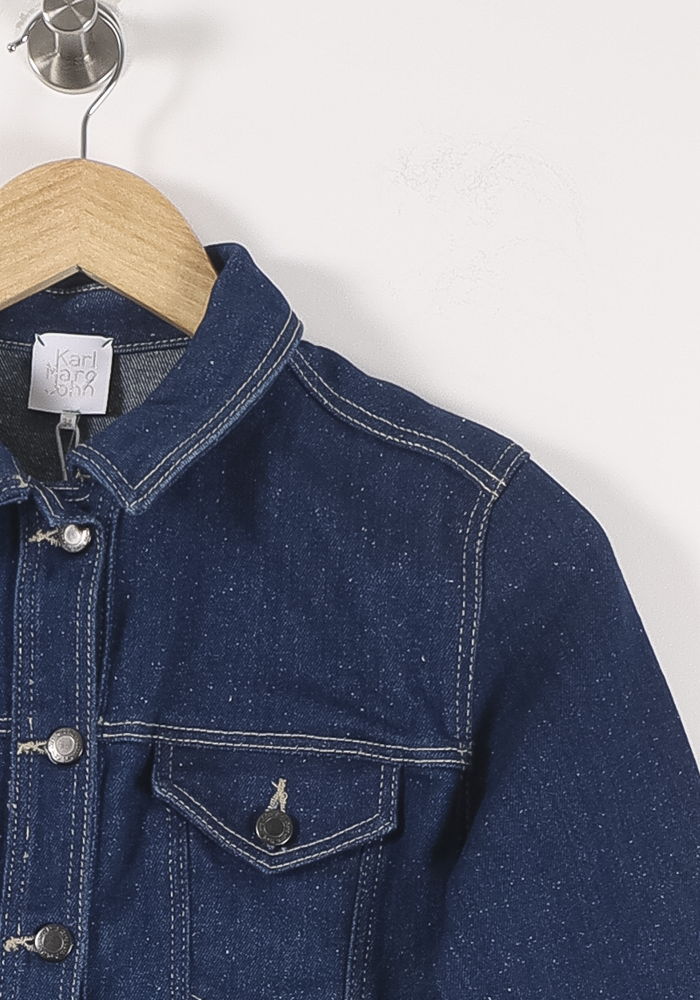 Veste en Jean Bleue - Taille XS/34 de la marque Karl Marc John | PARAD90051 - Vendu par Paradigme - Image 3