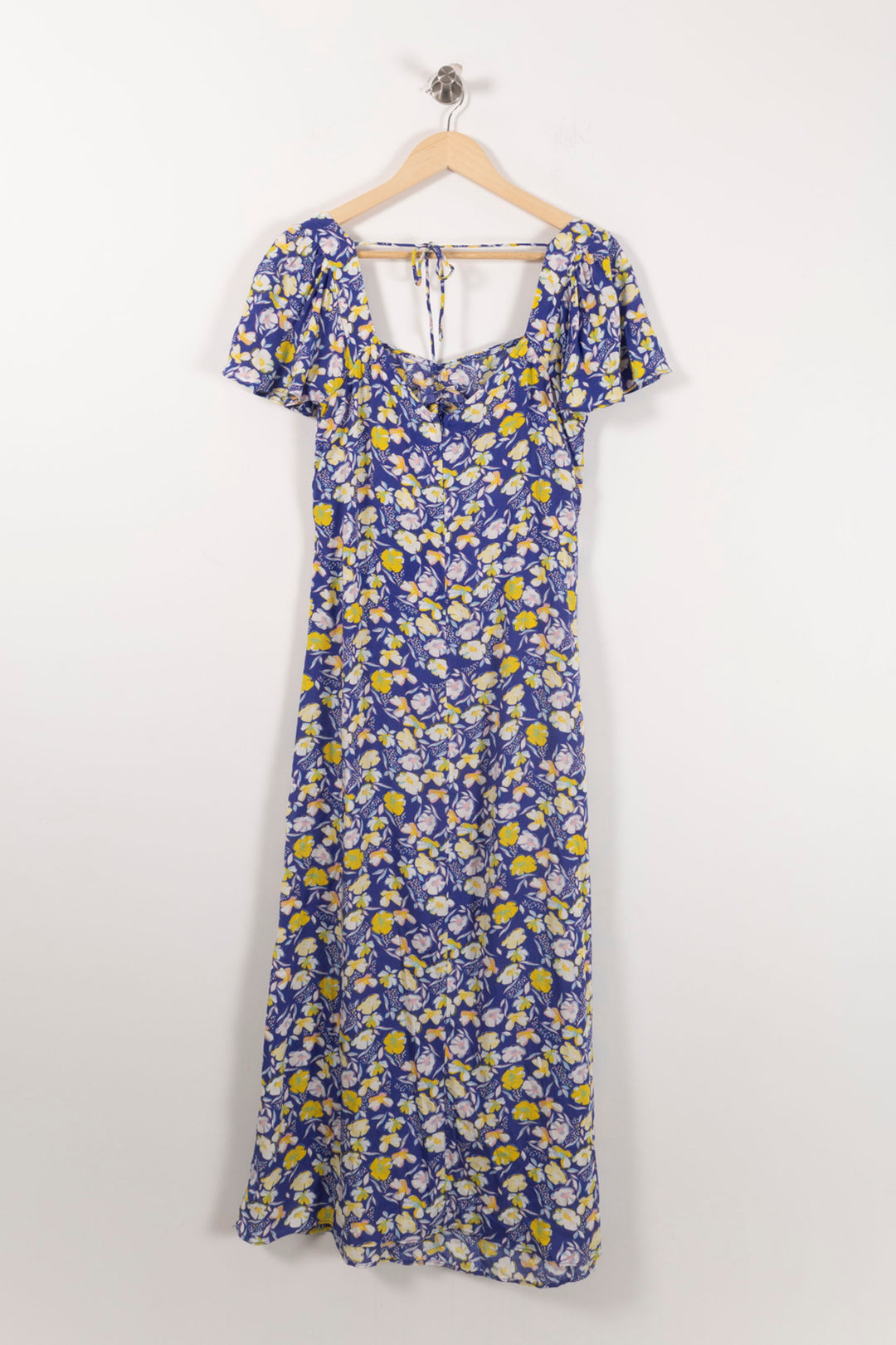 Robe Longue Bleu et Jaune - Taille L/40 de la marque Karl Marc John | PARAD90053 - Vendu par Paradigme - Image 4