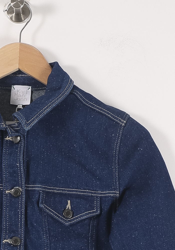 Veste en Jean Bleue - Taille XS/34 de la marque Karl Marc John | PARAD90059 - Vendu par Paradigme - Image 3
