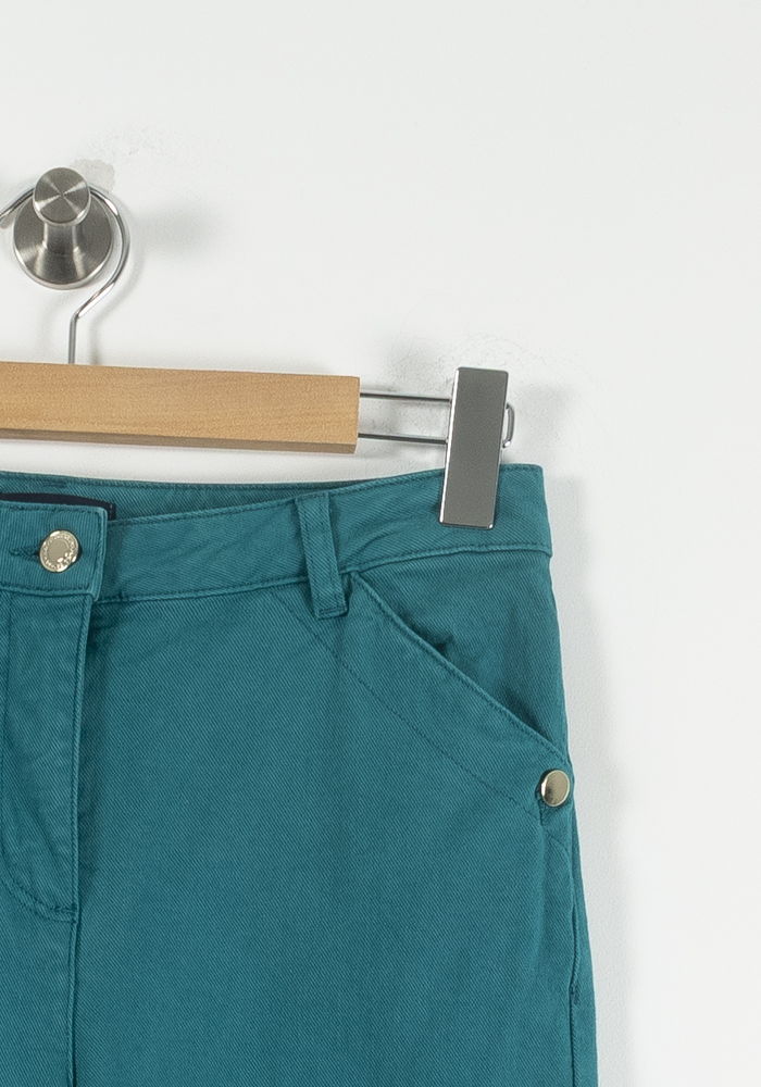 Pantalon Large Vert - Taille S/36 de la marque Caroll | PARAD90062 - Vendu par Paradigme - Image 3