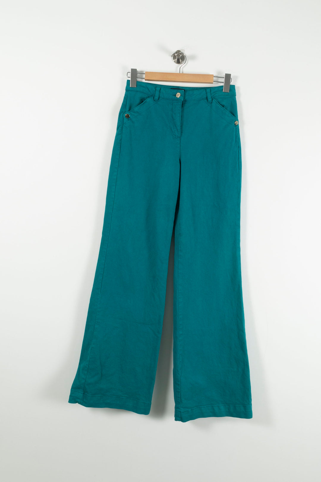Pantalon Large Vert - Taille S/36 de la marque Caroll | PARAD90062 - Vendu par Paradigme - Image 2