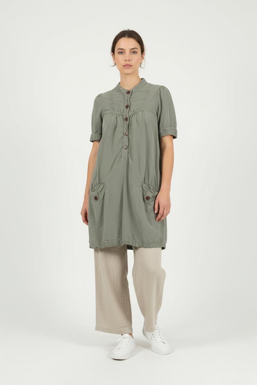 Robe Courte Verte - Taille S/36 de la marque Sessùn | PARAD90065 - Vendu par Paradigme - Image 1