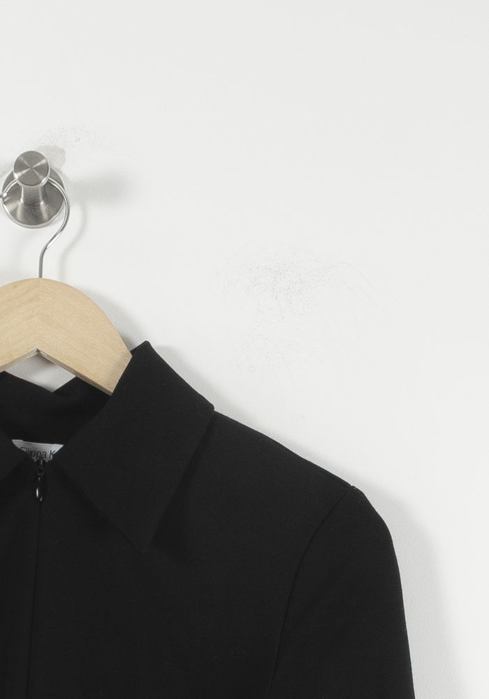 Robe Chemise Noire - Taille XS/34 de la marque Filippa K | PARAD90066 - Vendu par Paradigme - Image 3