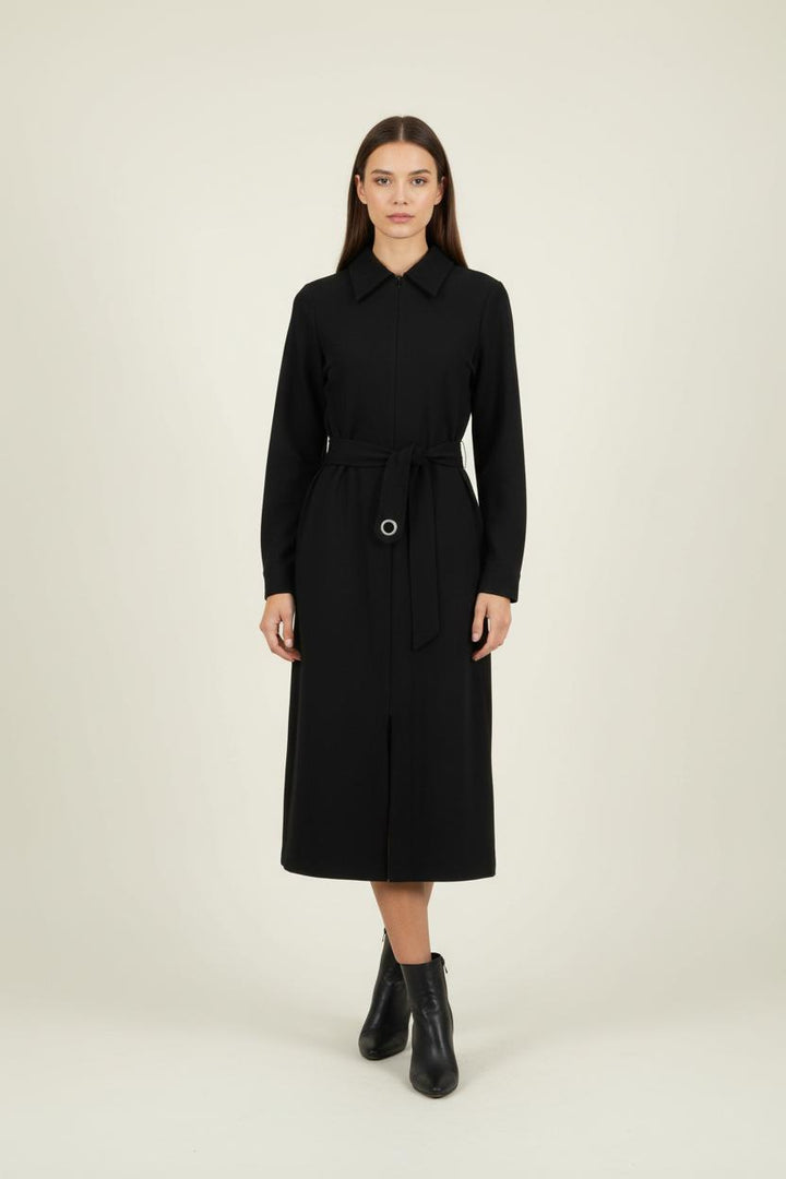 Robe Chemise Noire - Taille XS/34 de la marque Filippa K | PARAD90066 - Vendu par Paradigme - Image 1