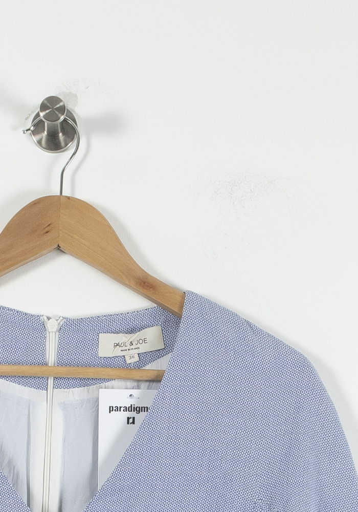 Robe Droite Bleue - Taille M/38 de la marque Paul & Joe | PARAD90067 - Vendu par Paradigme - Image 3