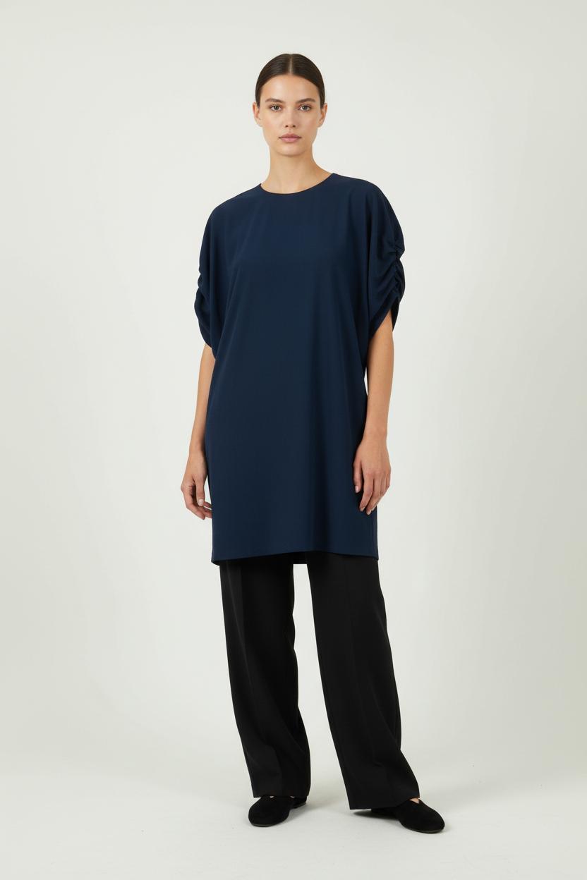 Robe Drapée Bleue - Taille S/36 de la marque Acne Studios | PARAD90068 - Vendu par Paradigme - Image 1