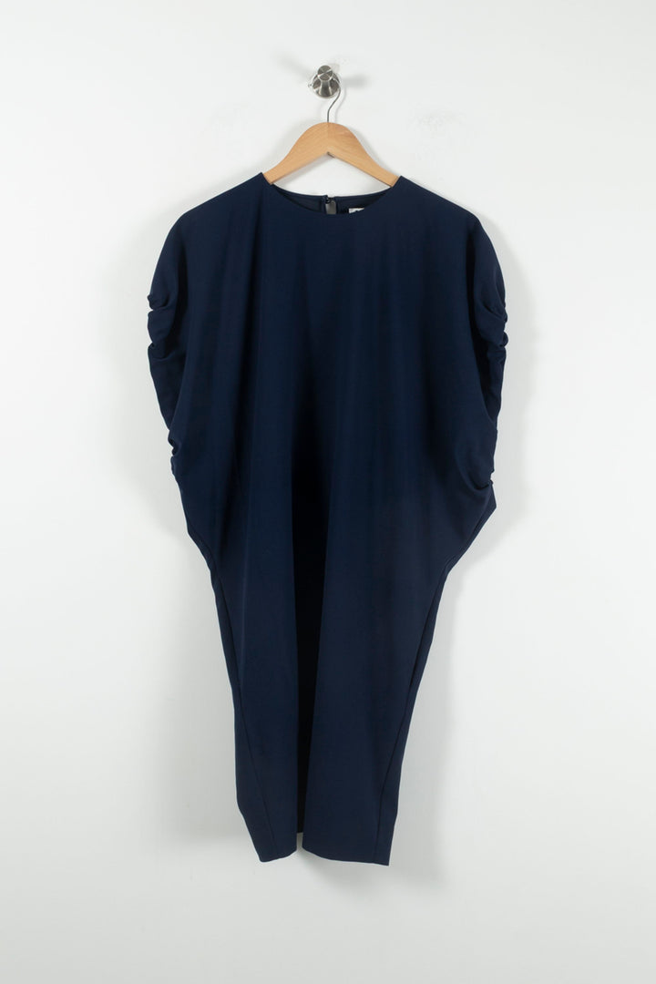 Robe Drapée Bleue - Taille S/36 de la marque Acne Studios | PARAD90068 - Vendu par Paradigme - Image 2