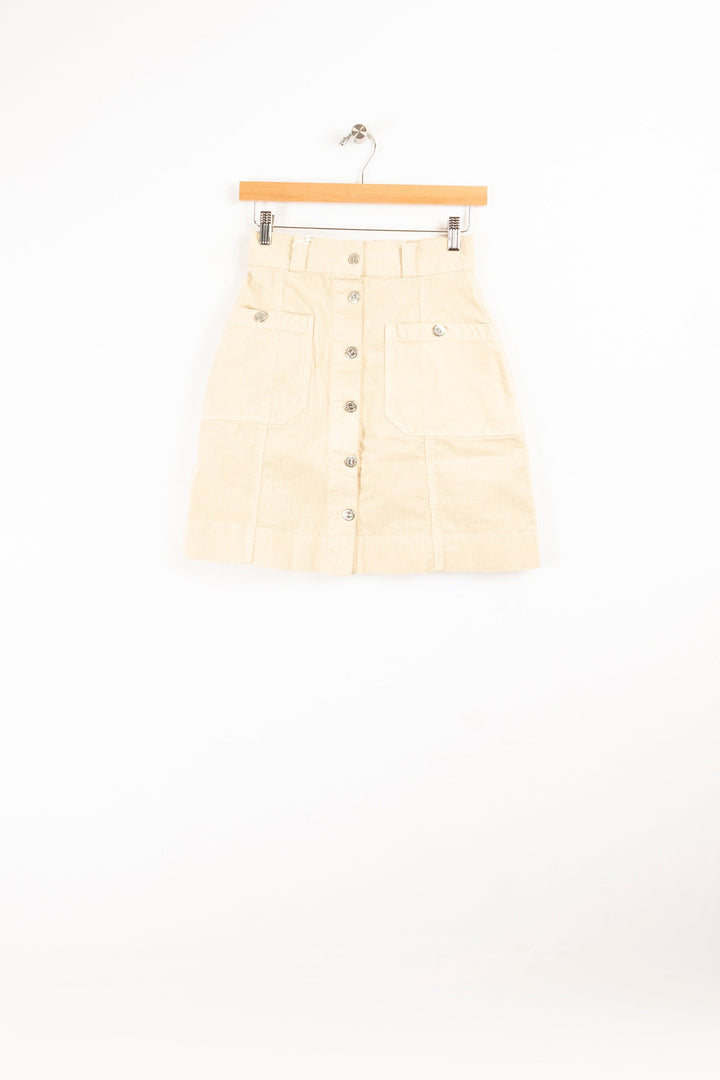 Jupe trapeze sable - XXS/32