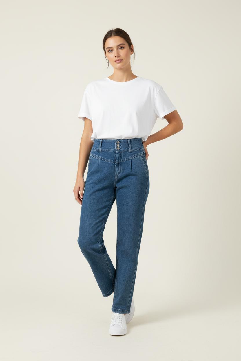 Jean Bleu - Taille S/36 de la marque Sézane | PARAD90072 - Vendu par Paradigme - Image 1