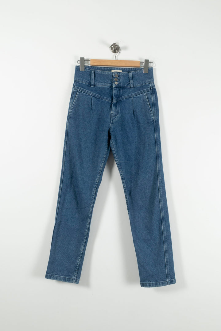 Jean Bleu - Taille S/36 de la marque Sézane | PARAD90072 - Vendu par Paradigme - Image 2