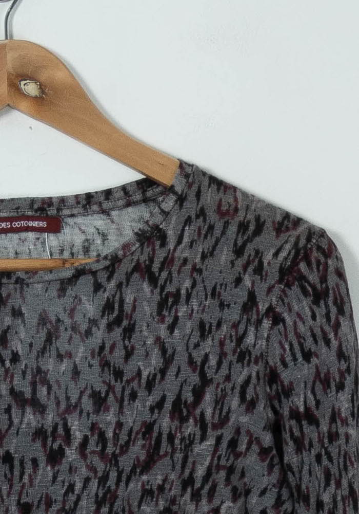 T-shirt Manches Longues Gris et Noir - Taille S/36 de la marque Comptoir des Cotonniers | PARAD90090 - Vendu par Paradigme - Image 3