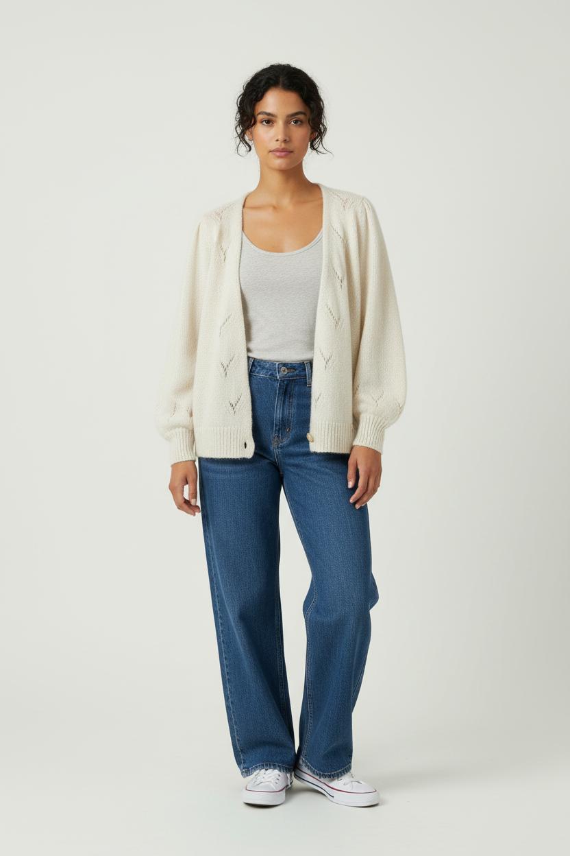 Cardigan Beige - Taille L/40 de la marque Des petits hauts | PARAD90095 - Vendu par Paradigme - Image 1