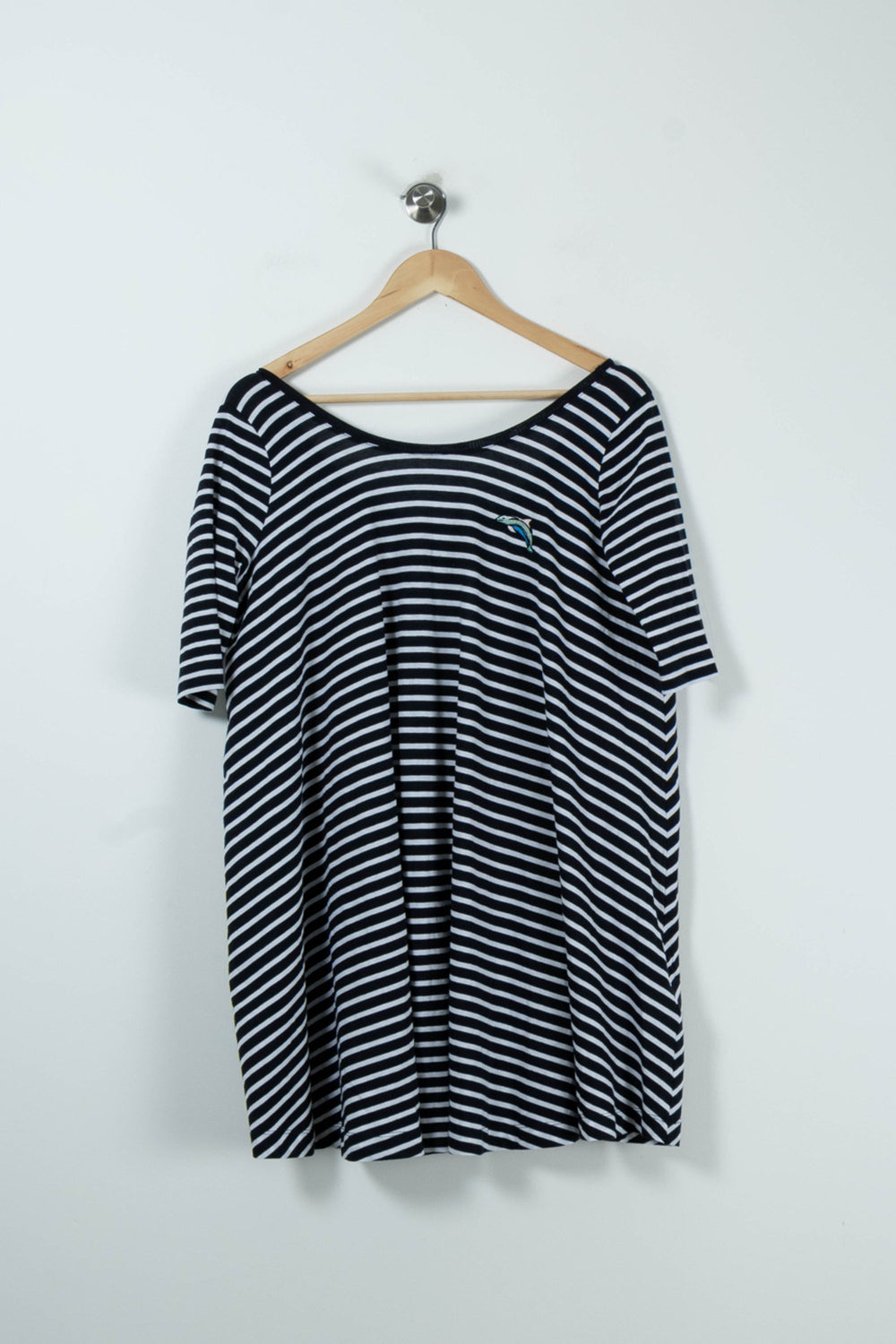 Robe Courte Bleue et Blanche - Taille S/36 de la marque Claudie Pierlot | PARAD90106 - Vendu par Paradigme - Image 2