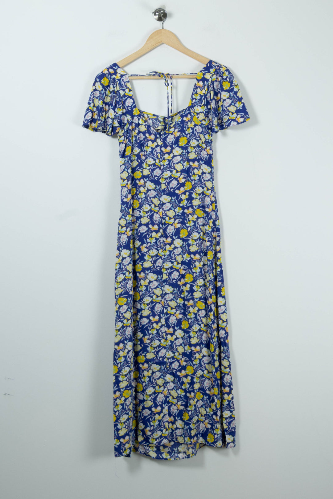 Robe Longue Fleurie Bleu et Jaune - Taille S/36 de la marque Karl Marc John | PARAD90113 - Vendu par Paradigme - Image 4