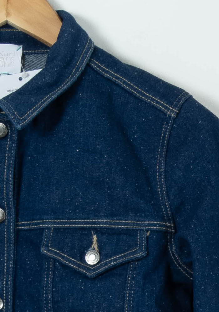 Veste En Jean Bleue - Taille XS/34 de la marque Karl Marc John | PARAD90114 - Vendu par Paradigme - Image 3