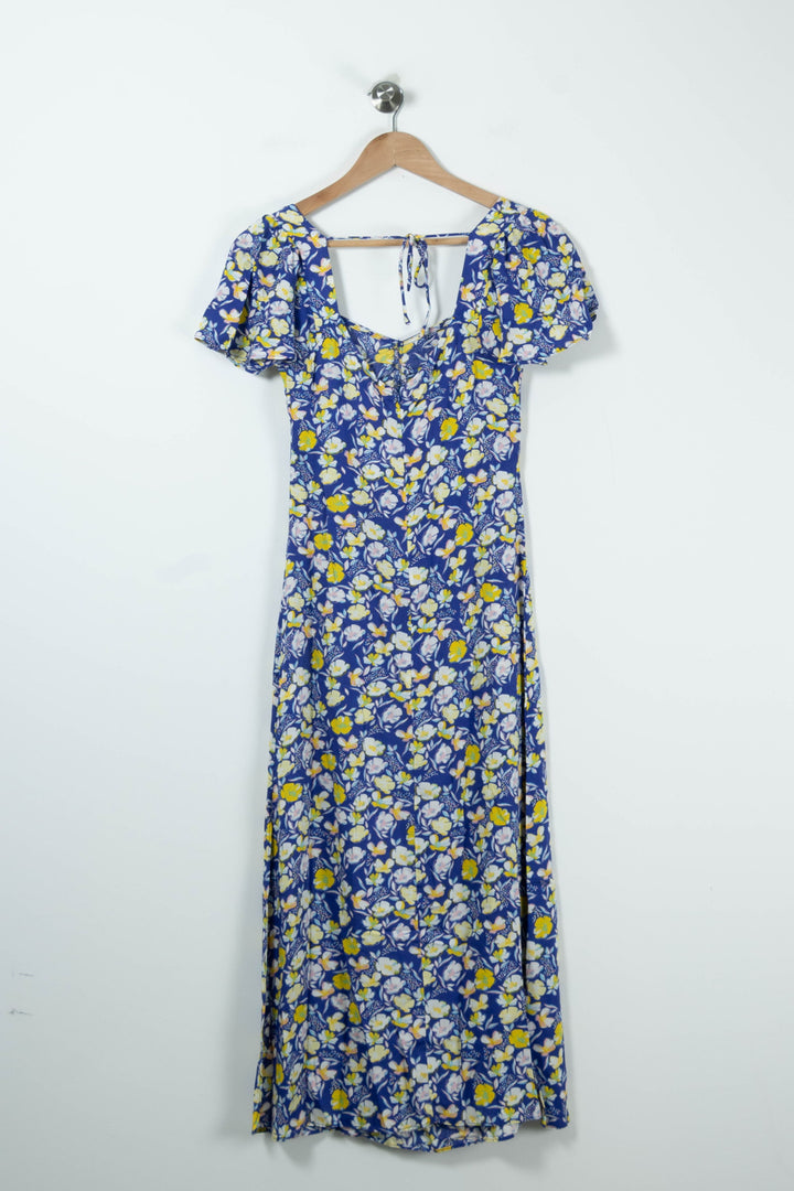 Robe Longue Bleue et Jaune - Taille S/36 de la marque Karl Marc John | PARAD90115 - Vendu par Paradigme - Image 4