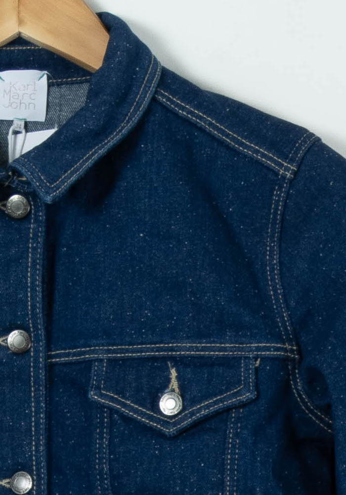 Veste en Jean Bleue - Taille XS/34 de la marque Karl Marc John | PARAD90116 - Vendu par Paradigme - Image 3