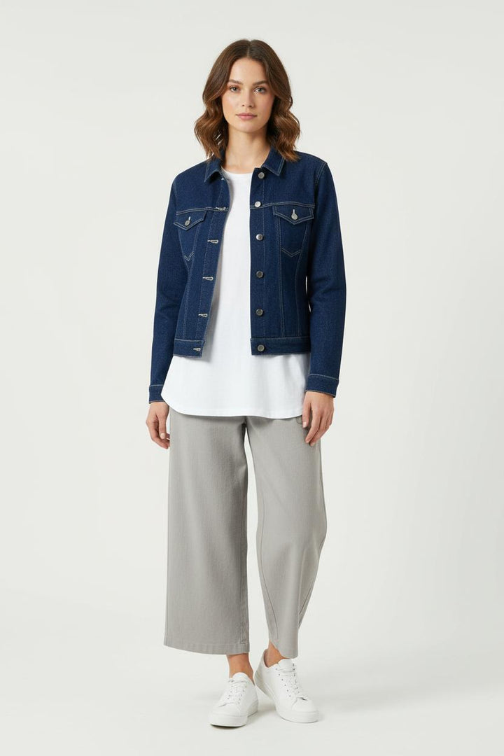 Veste en Jean Bleue - Taille XS/34 de la marque Karl Marc John | PARAD90116 - Vendu par Paradigme - Image 1