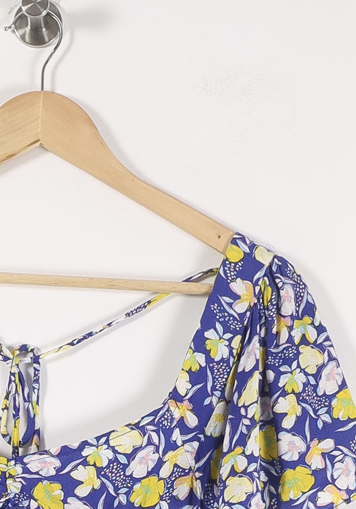 Robe Longue Bleue et Jaune - Taille M/38 de la marque Karl Marc John | PARAD90117 - Vendu par Paradigme - Image 3