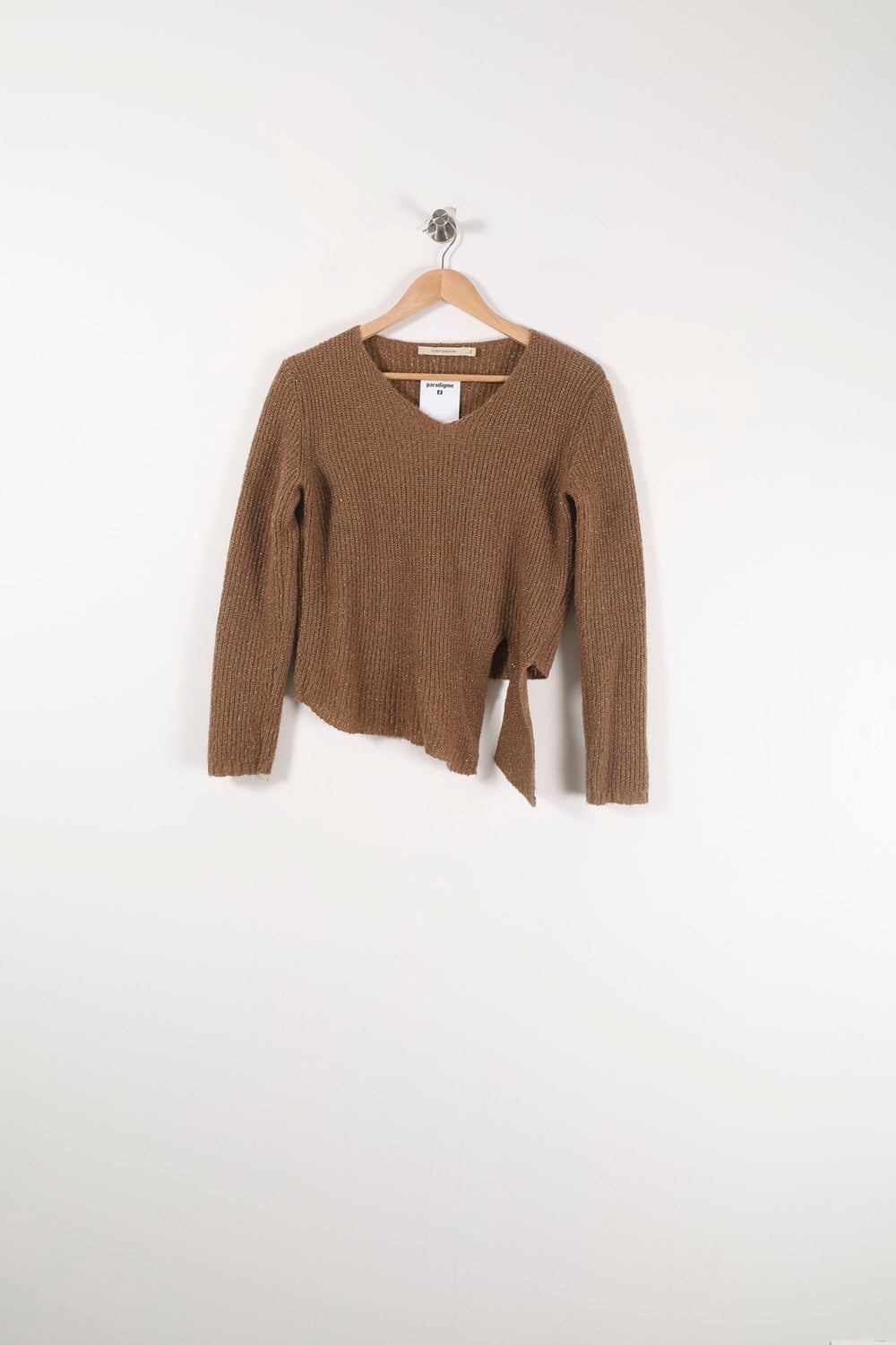 Pull Marron - Taille XS/34 de la marque La Fée Maraboutée | PARAD90126 - Vendu par Paradigme - Image 2