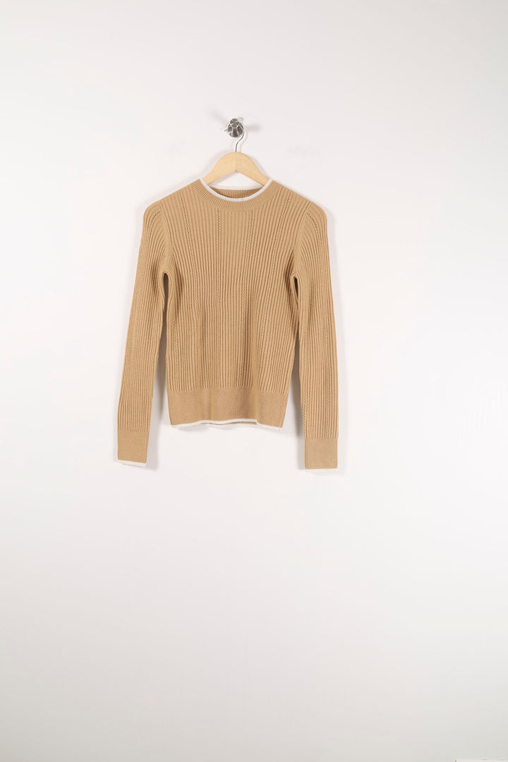 Pull Beige - Taille M/38 de la marque Tara Jarmon | PARAD90137 - Vendu par Paradigme - Image 2
