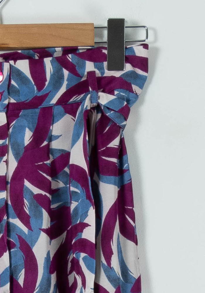Jupe Longue Violette et Bleue - Taille M/38 de la marque La Fée Maraboutée | PARAD90143 - Vendu par Paradigme - Image 3