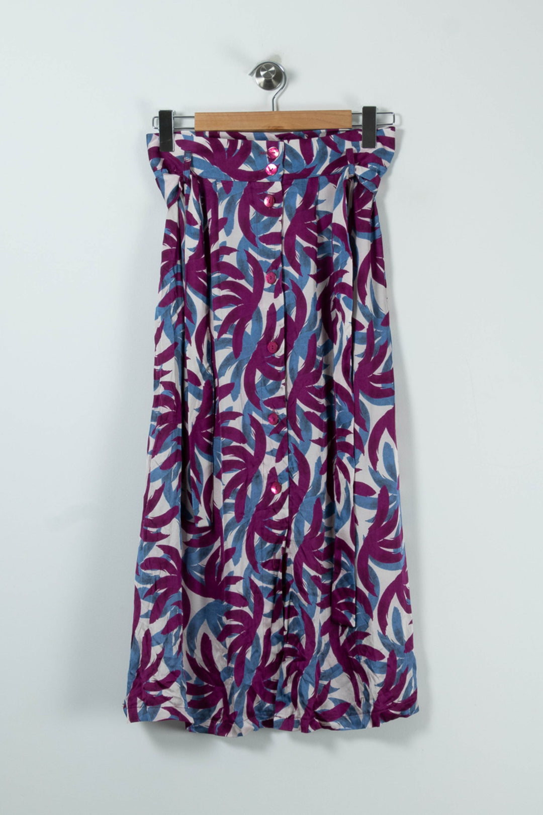 Jupe Longue Violette et Bleue - Taille M/38 de la marque La Fée Maraboutée | PARAD90143 - Vendu par Paradigme - Image 2