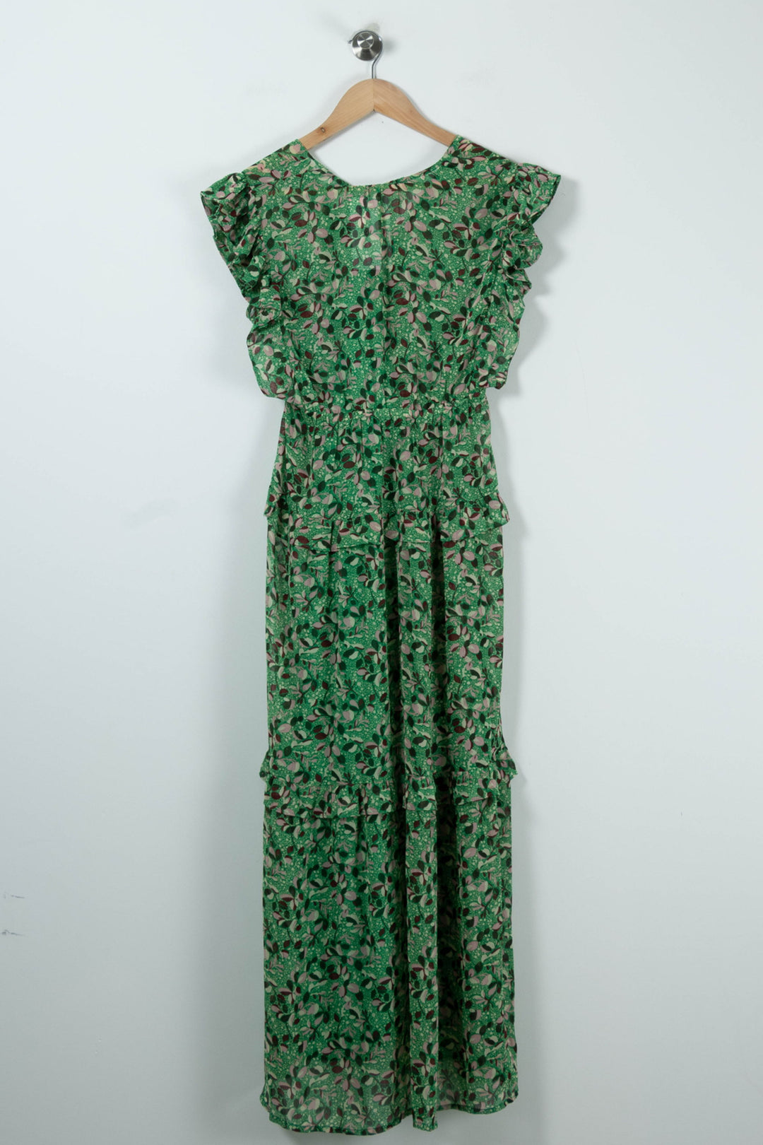 Robe Longue Verte - Taille XS/34 de la marque ba&sh | PARAD90154 - Vendu par Paradigme - Image 4