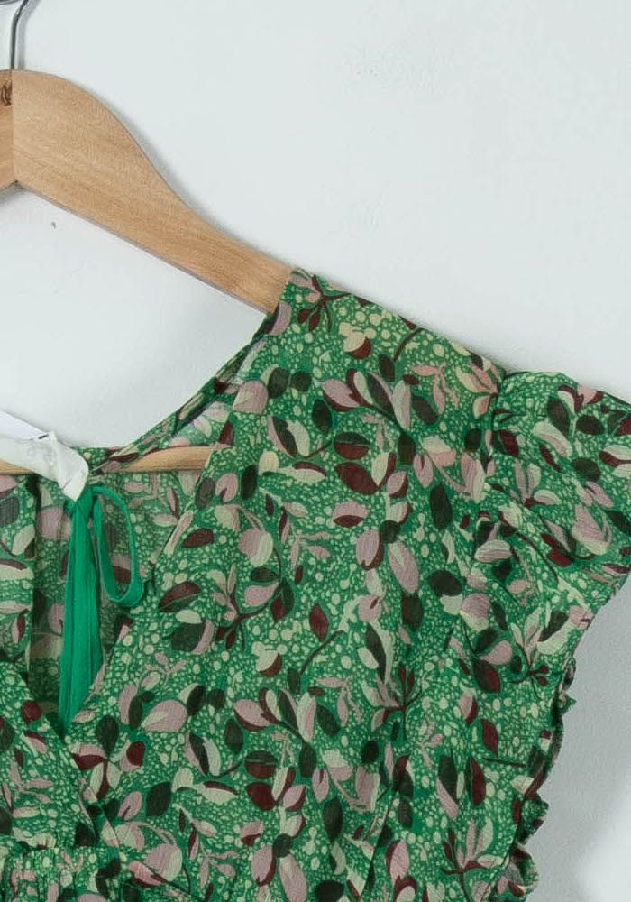 Robe Longue Verte - Taille XS/34 de la marque ba&sh | PARAD90154 - Vendu par Paradigme - Image 3