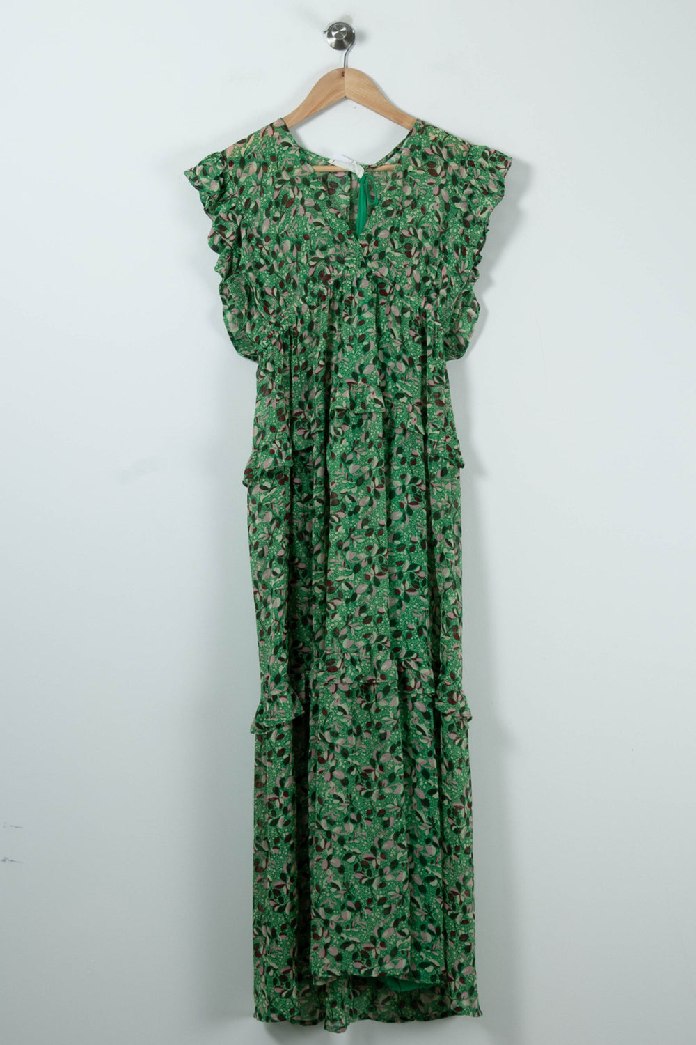 Robe Longue Verte - Taille XS/34 de la marque ba&sh | PARAD90154 - Vendu par Paradigme - Image 2