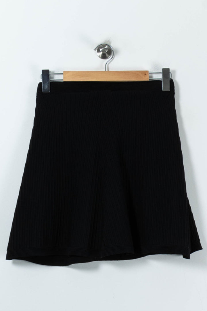 Jupe Évasée Noire - Taille S/36 de la marque Sandro | PARAD90161 - Vendu par Paradigme - Image 4