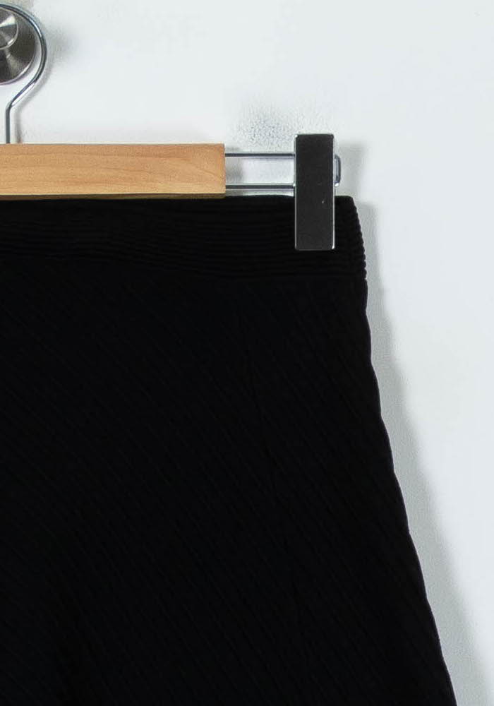 Jupe Évasée Noire - Taille S/36 de la marque Sandro | PARAD90161 - Vendu par Paradigme - Image 3