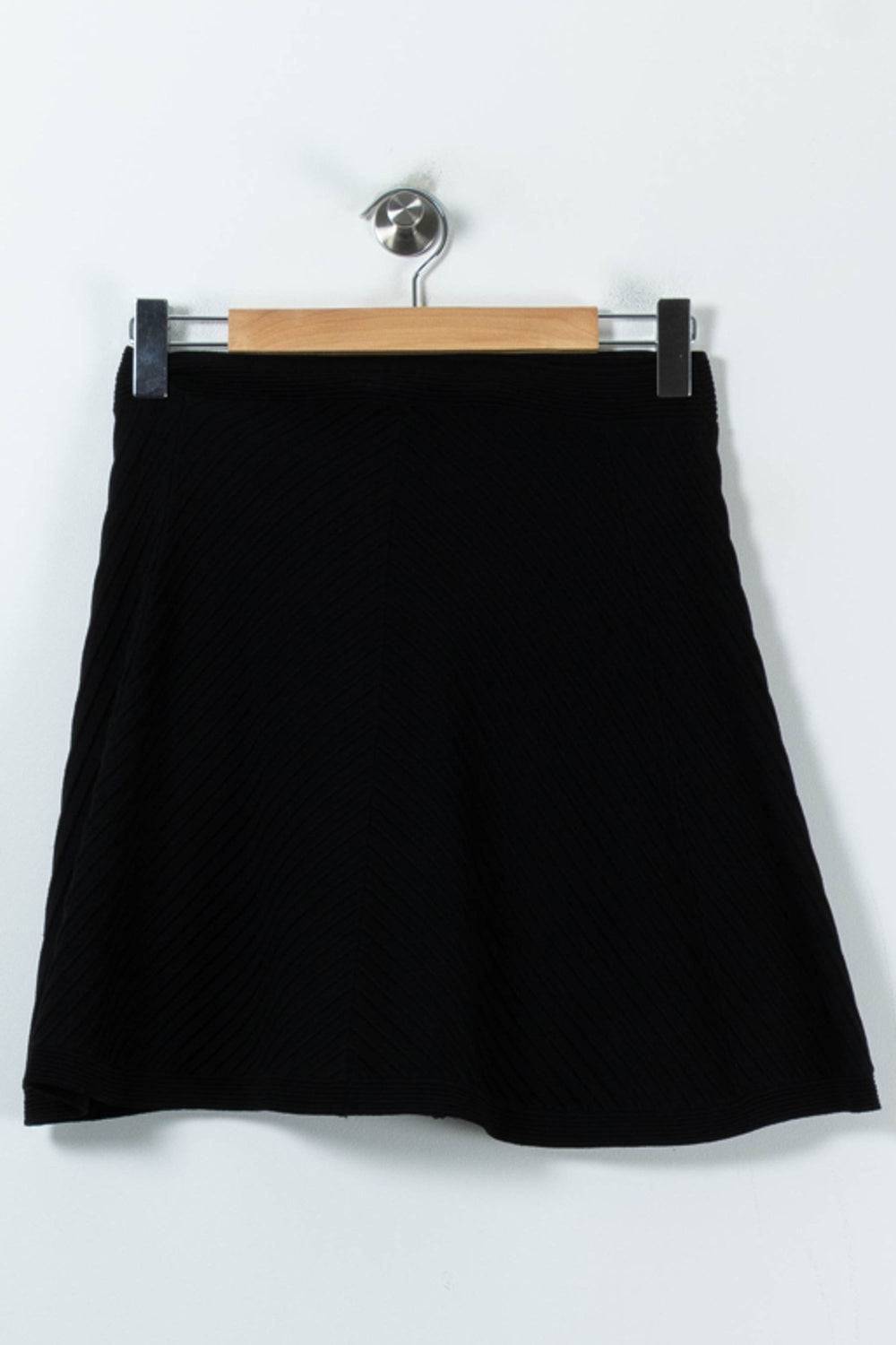 Jupe Évasée Noire - Taille S/36 de la marque Sandro | PARAD90161 - Vendu par Paradigme - Image 2