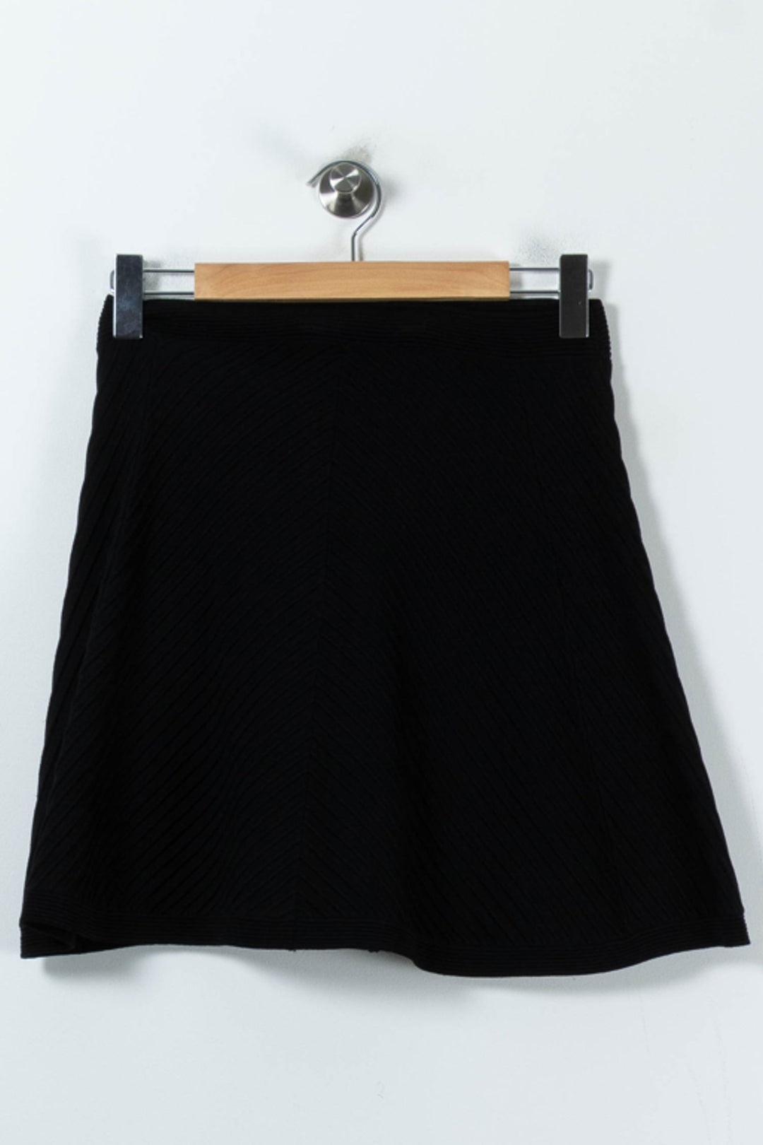 Jupe Évasée Noire - Taille S/36 de la marque Sandro | PARAD90161 - Vendu par Paradigme - Image 2