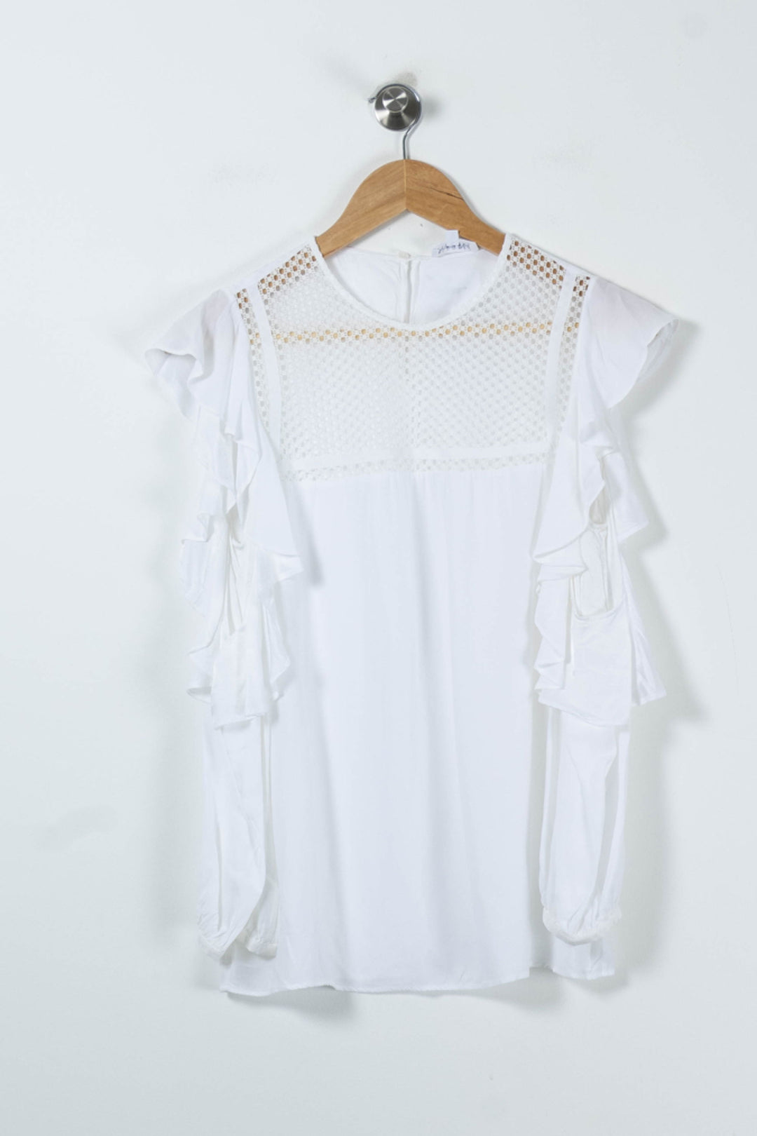 Blouse Blanche - Taille M/38 de la marque Claudie Pierlot | PARAD90169 - Vendu par Paradigme - Image 2