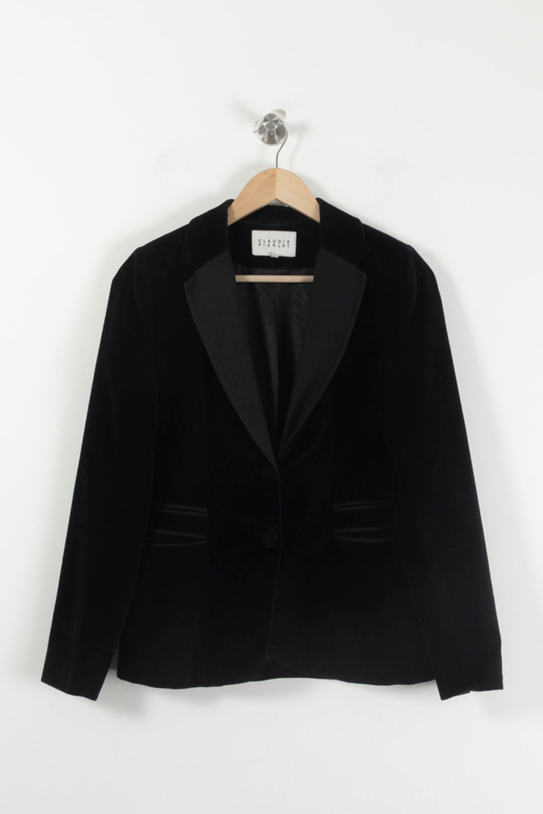 Veste Noire - Taille M/38 de la marque Claudie Pierlot | PARAD90176 - Vendu par Paradigme - Image 2