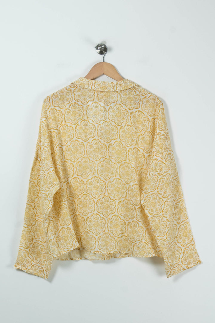 Chemise à Motifs Jaune - Taille XXL/44 de la marque Weill | PARAD90180 - Vendu par Paradigme - Image 4